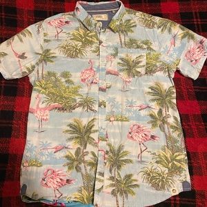 Free people short sleeve button down